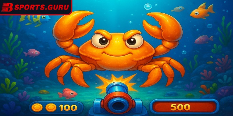 Bắn cá Cua Vàng – Săn kho báu đại dương hấp dẫn tại Bsport 1 Bắn cá Cua Vàng được lấy cảm hứng từ thế giới đại dương huyền bí